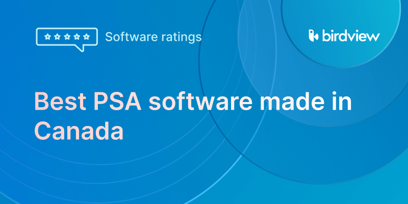 Best Professional Services Automation software made in Canada 2025
