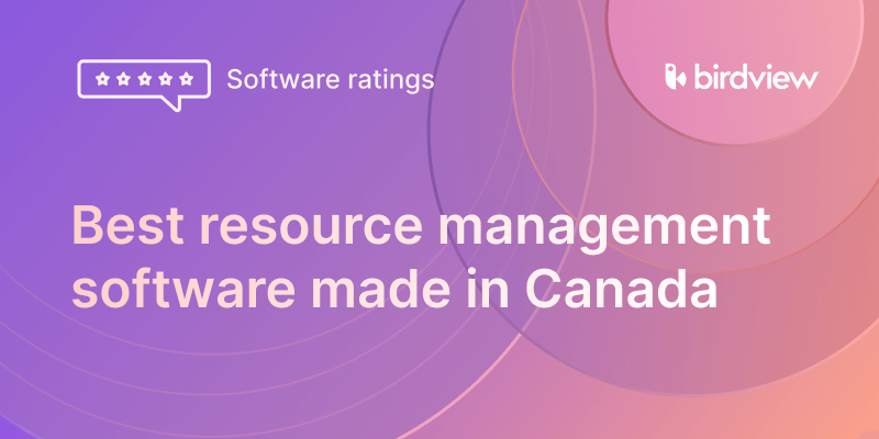 Best resource management software made in Canada (2025)